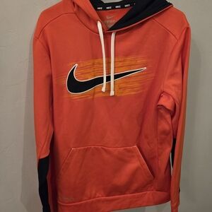 Nike Men's Orange Hoodie